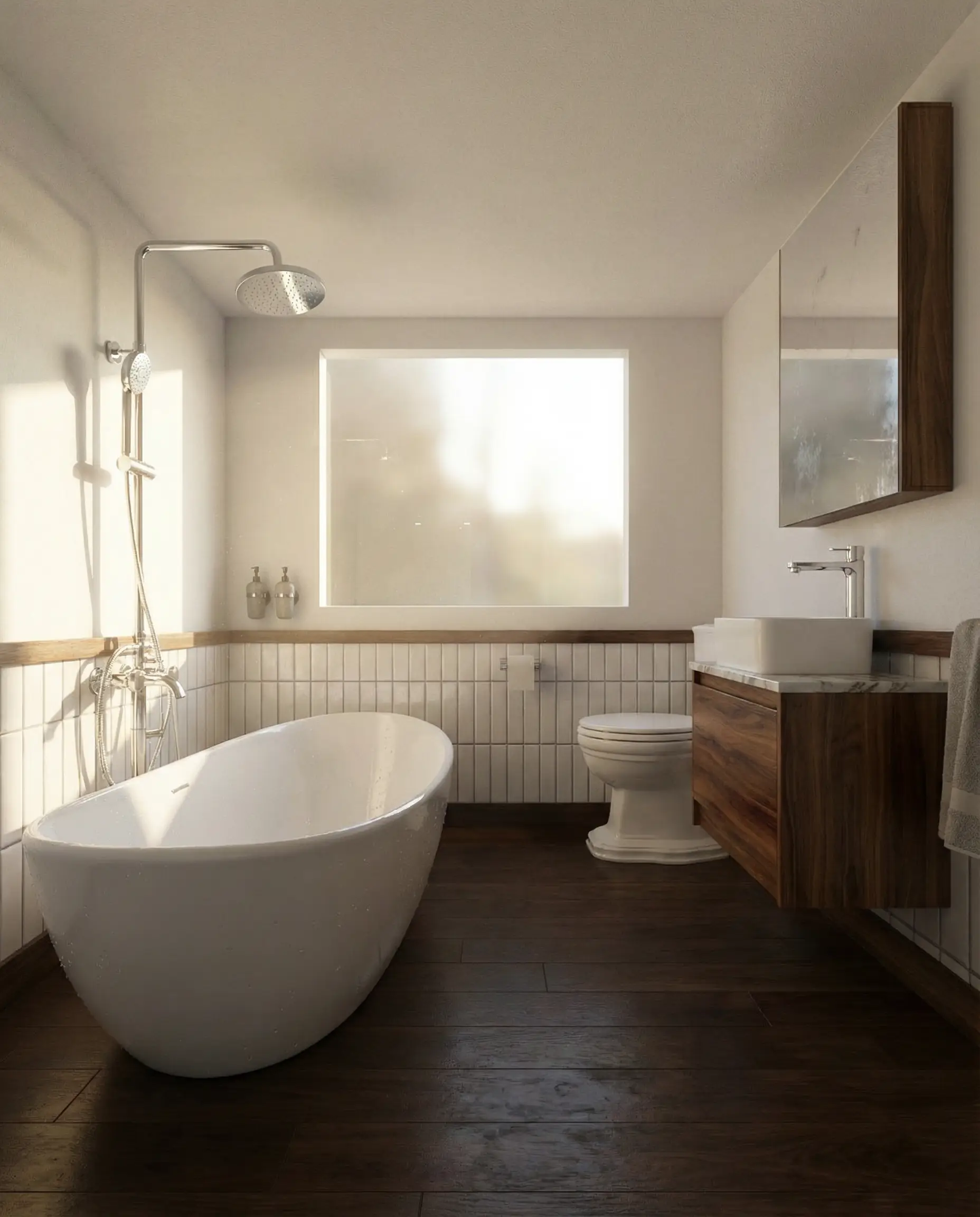 Private bathroom in a Master cabin