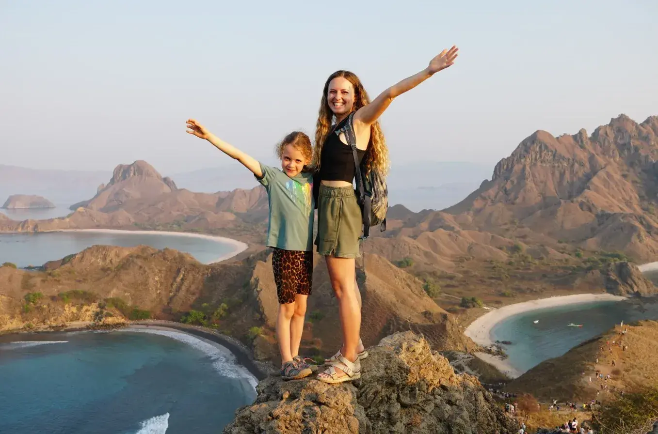 Guests on a Komodo liveaboard trip