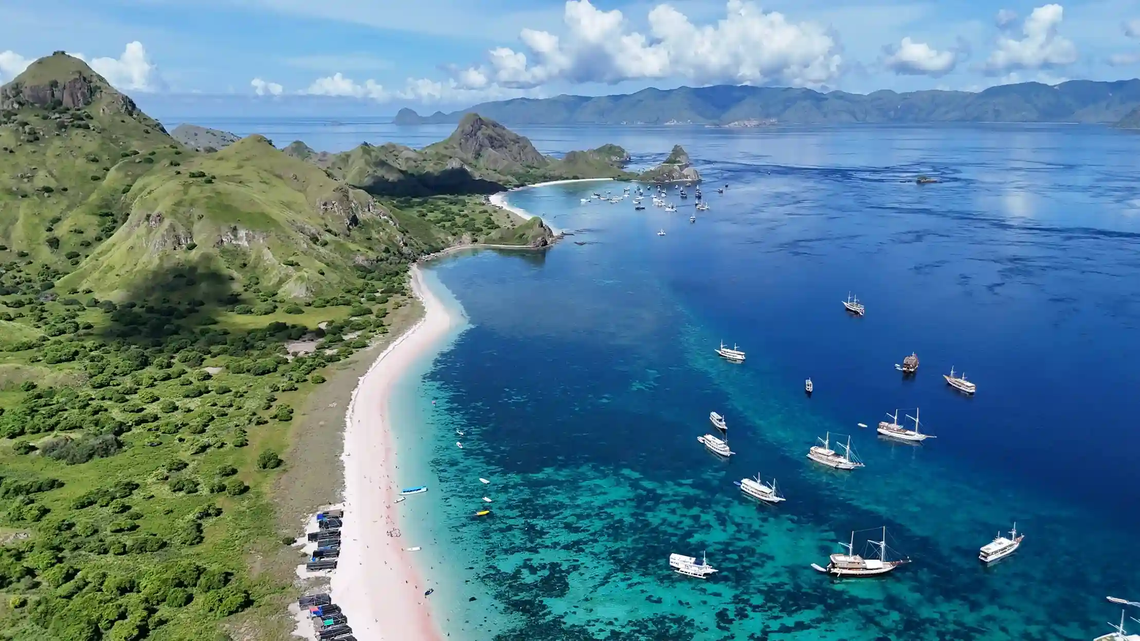 Pink Beach in Komodo National Park